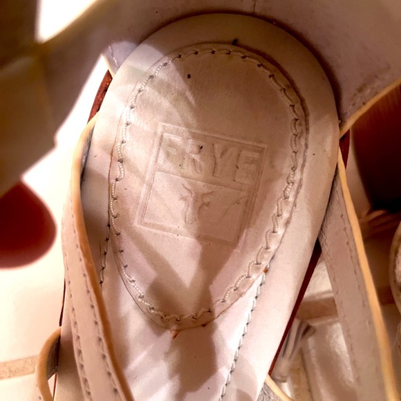 Frye chunky heeled strappy sandal size 8.5 - Picture 4 of 5